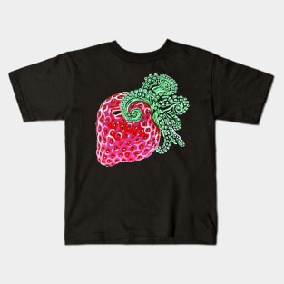 Strawberry Octopus Kids T-Shirt